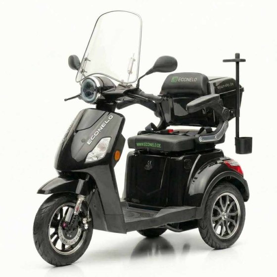 E-Mobil Denia, 3 wielen, lithiumaccu Zwart