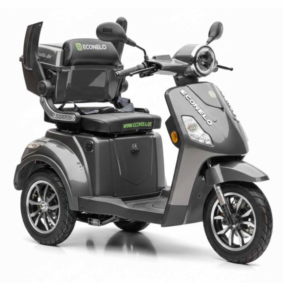 E-Mobil YOGI-IQ, 3 wielen, loodaccu Grijs