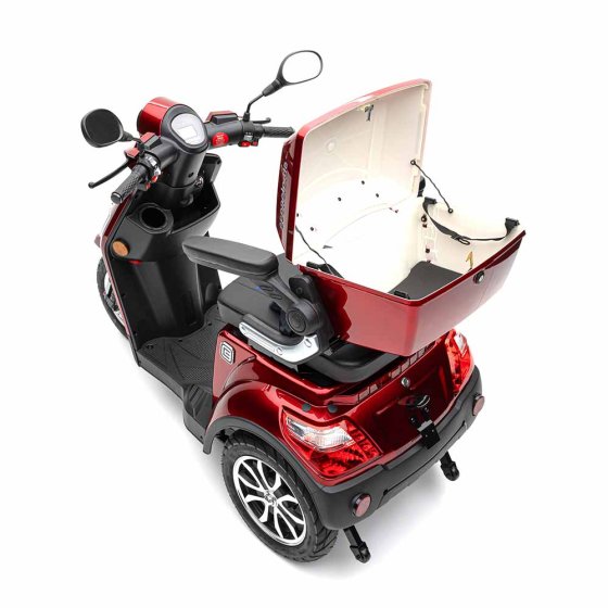 E-Mobil YOGI-IQ, 3 wielen, loodaccu Rood