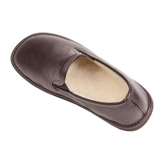Pantoffel wollen voering,bruin 46 | Bruin