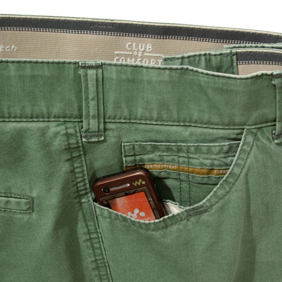 Katoenen broek met Carbon-Finish