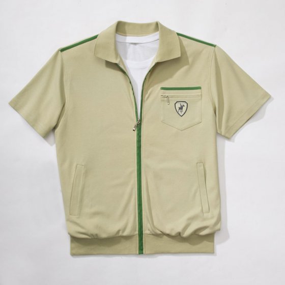 Poloshirt met ritssluiting 