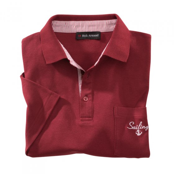 Maritimes poloshirt,Wit 