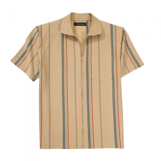 Poloshirt met rits,Beige 