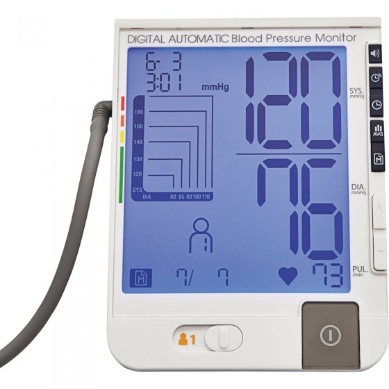 Bloeddrukmeter met groot scherm