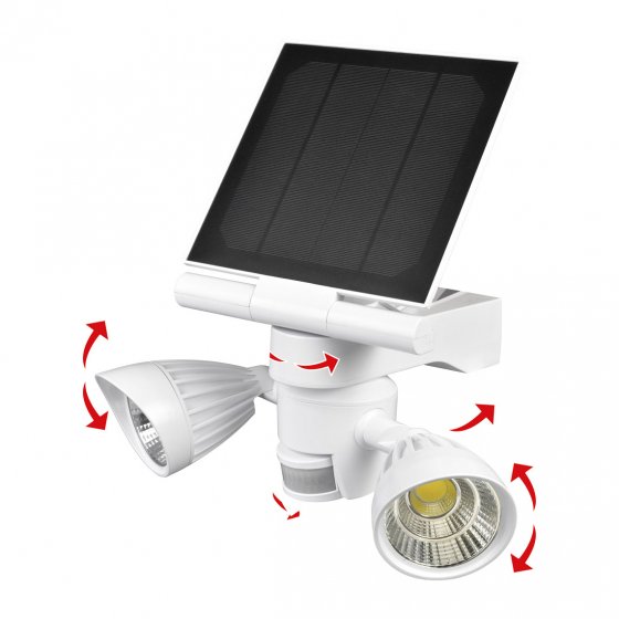 Dubbele solar-ledlamp 