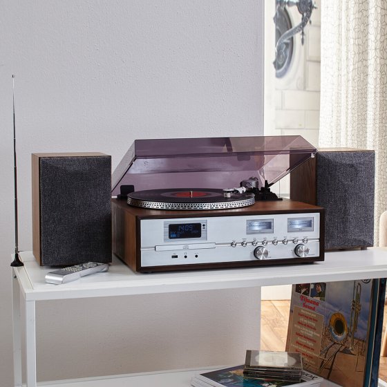 Retro-hifi-installatie met DAB+ 