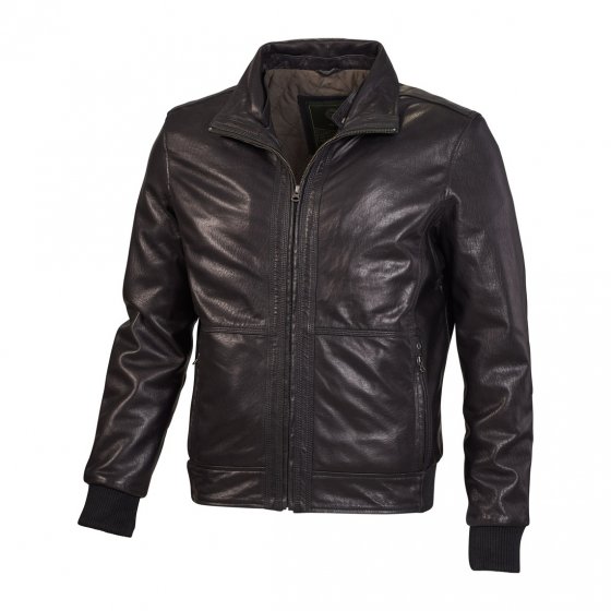 Blouson van Nieuw-Zeelands lamsleer