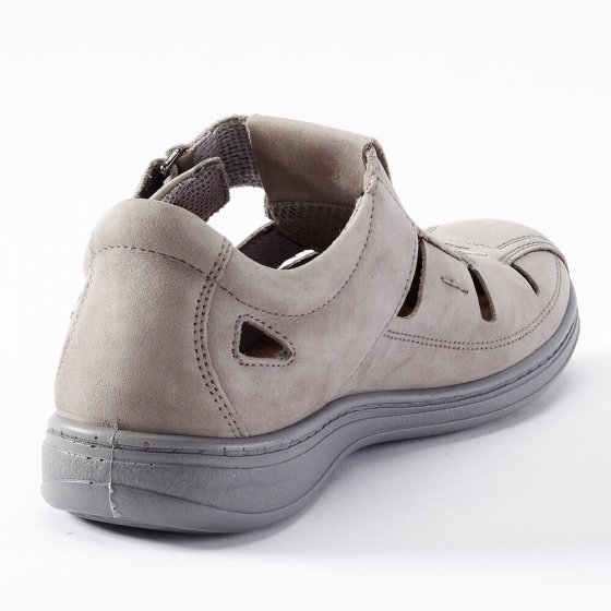 Aircomfort-klittenbandsandalen 43 | Taupe