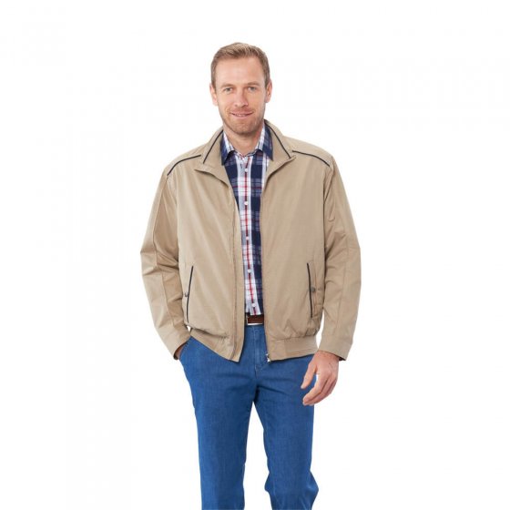 Blouson met perforaties XL | Beige