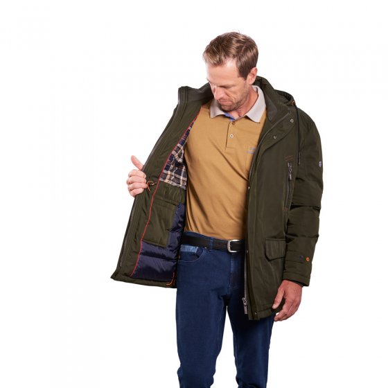 Parka met een afneembare capuchon