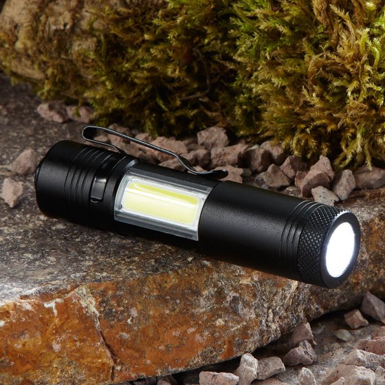 Uw cadeau: led-zaklamp met COB-licht 