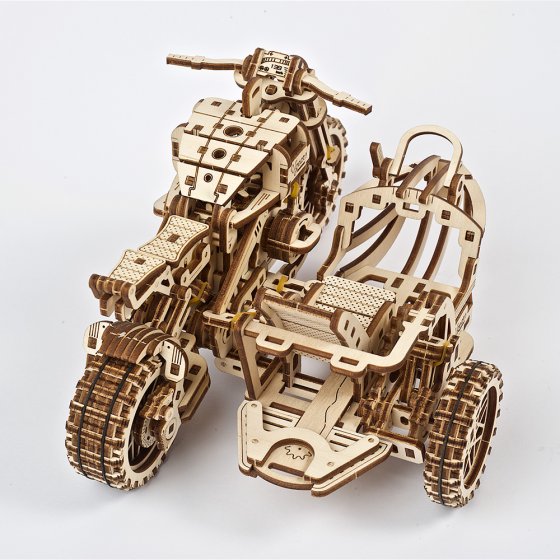 Houten model motorcross-bike