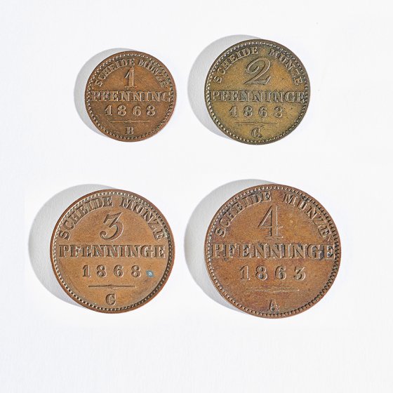 Muntenset ’Preussen-Pfennig’ 