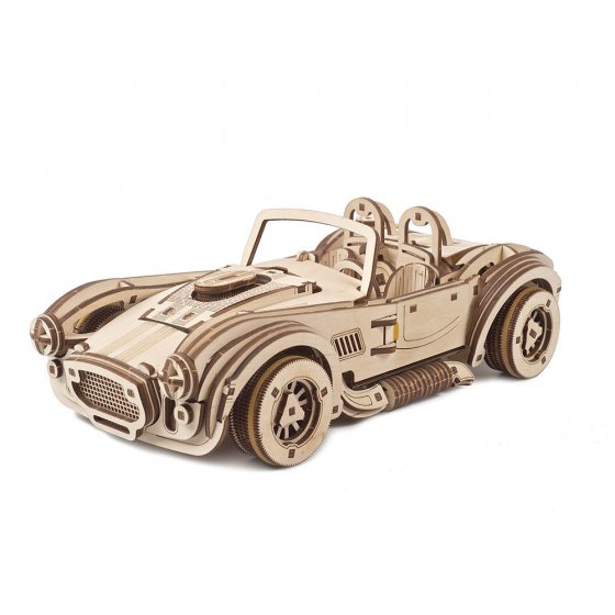 Houten Cobra-raceauto