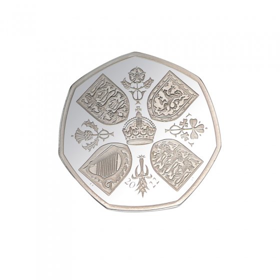 50 pence koning Charles III. 