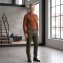 Katoenen broek met elastische tailleband - 2