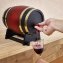 Mini-wijnvat van pijnboomhout - 2