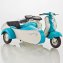 Lambretta LD 125 met zijspan - 2