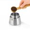 Edelstalen espressoapparaat - 2