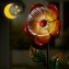 Metalen bloem met lichtgevend effect - 2