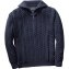 Maritiem gebreid vest van merinowol - 2