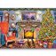 Houten puzzel ’Kerst bij de open haard’ - 2