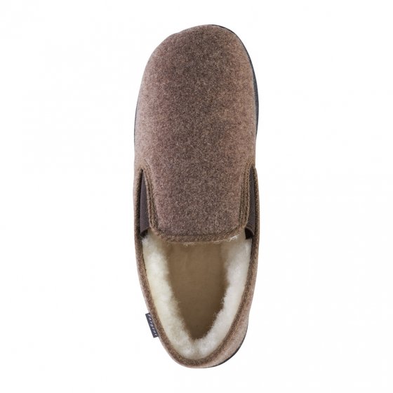 Lamswollen pantoffels 44 | Beige