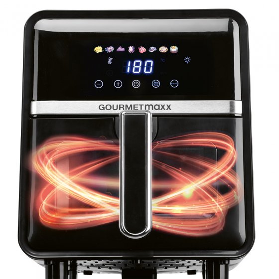 Heteluchtfriteuse met venster 