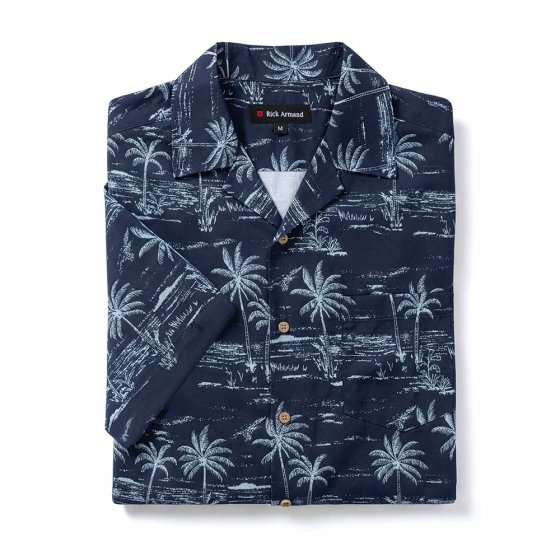 Zomerse bedrukte overhemd 