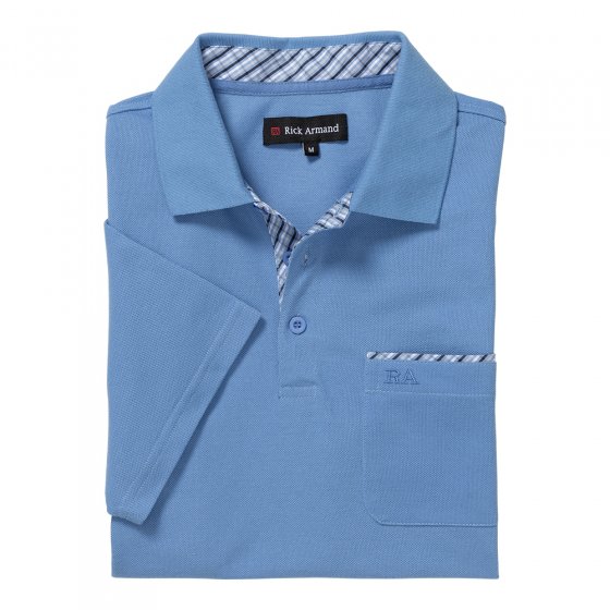 Poloshirt met contrastdetails in dubbelpack 