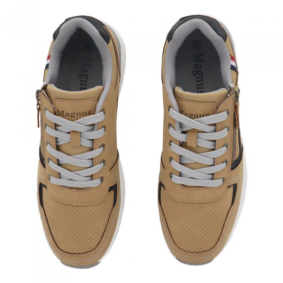 Veterschoen met ritssluiting 46 | Beige