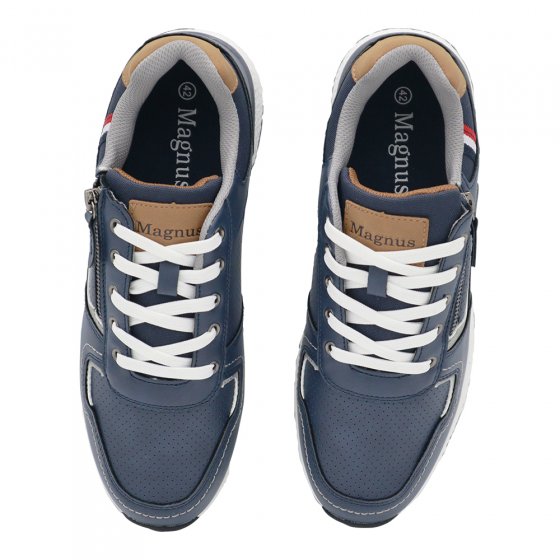 Veterschoen met ritssluiting 46 | Blauw