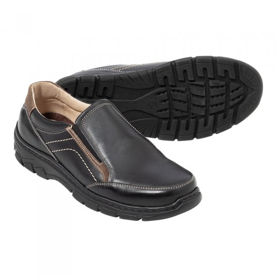 Herren Leder Slipper 