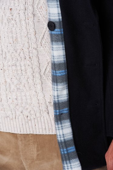 Wollen caban 3XL | Marine