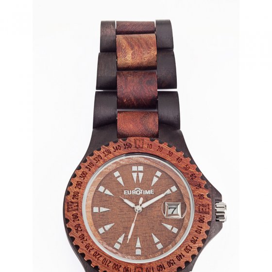 Horloge van sandelhout
