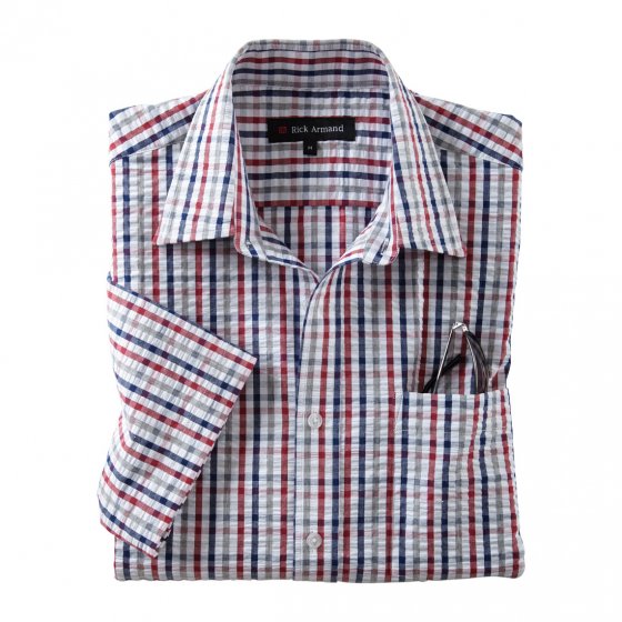 Seersucker-overhemd 'Oxford' 3XL | Set