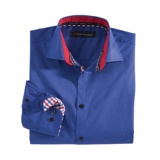 Stretchoverhemd 'Milano' XL | Royalblauw