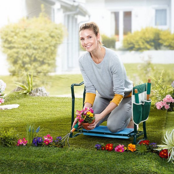 Comfortabele tuinbank 2-in-1