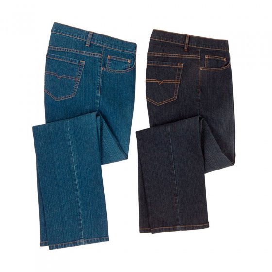 Heren Stretch Jeans,zwart 24 | Zwart