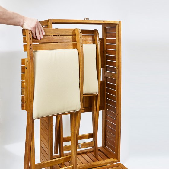 Inklapbare balkonset 