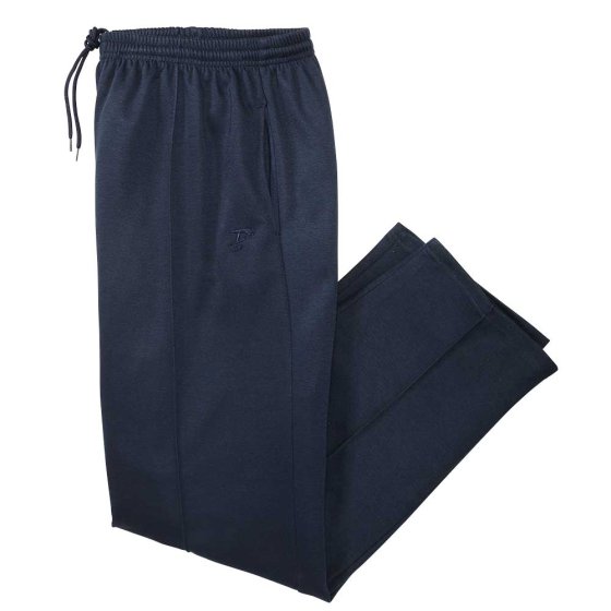 Vrijetijdsbroek met biezen 26 | Marine#Zwart