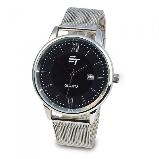 UW CADEAU: MILANESEHORLOGE MET VERWISSELBAAR HORLOGEBANDJE