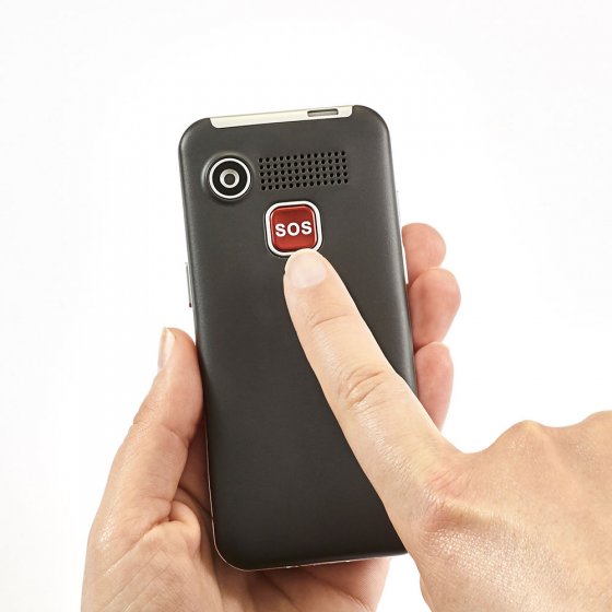 Compacte mobiele telefoon met grote toetsen