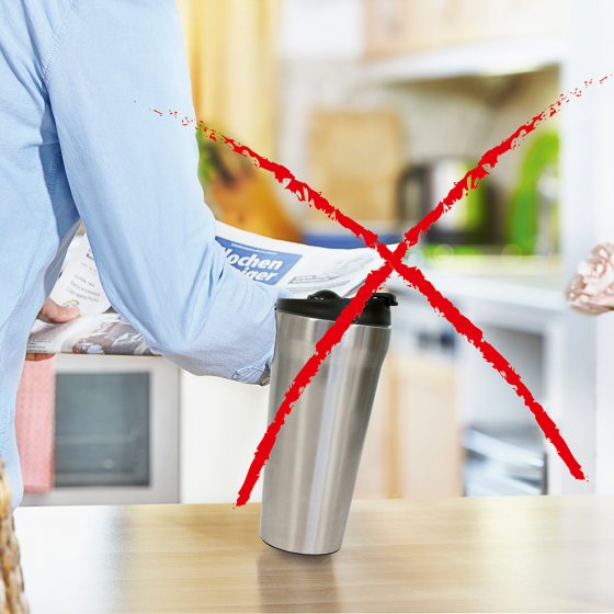 Stabiele thermosbeker
