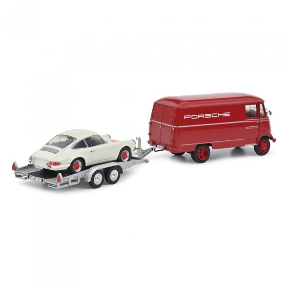 Mercedes Benz L319 met aanhangwagen 