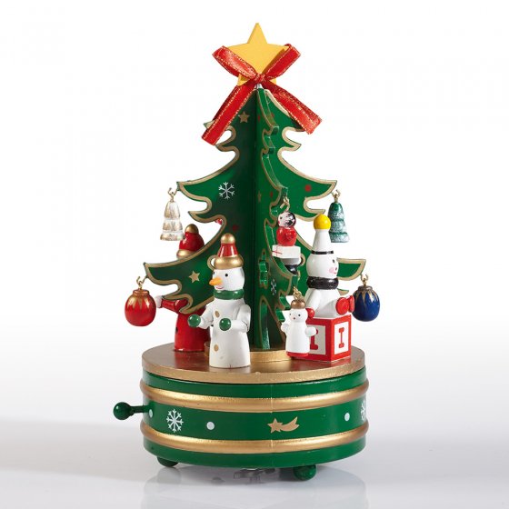 Kerstboom-muziekdoos 