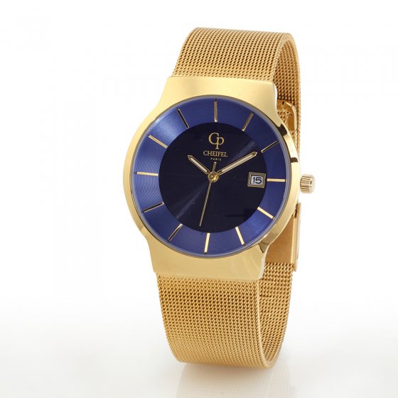Solarhorloge 'Gold  &  Blue' 