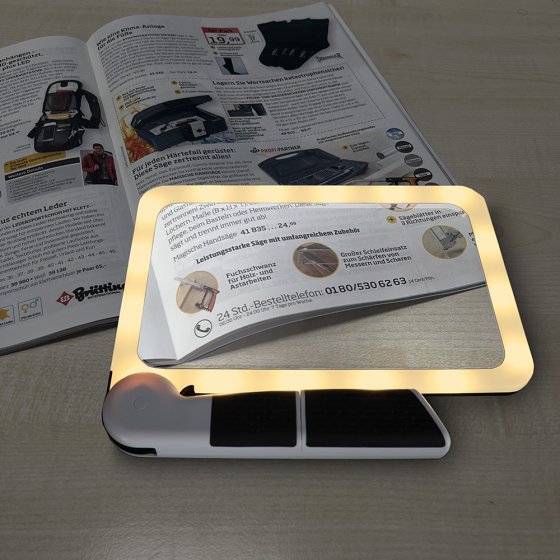 Handloep met instelbaar licht 