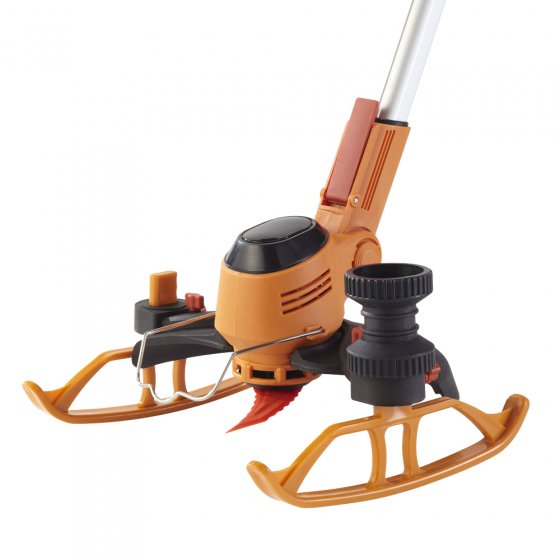 Accu-grastrimmer met geleiders 